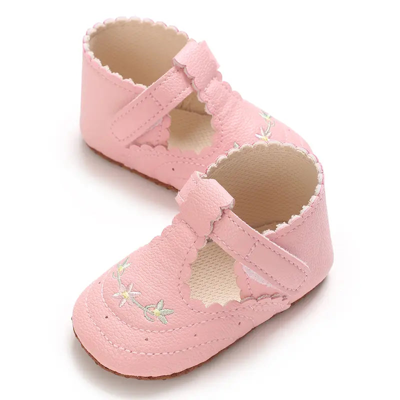 Beautiful Shoe’s 0-18M Baby Girl Princess Shoes Cute Printed Soft Cloth Bottom Anti slip Spring and Autumn Princess