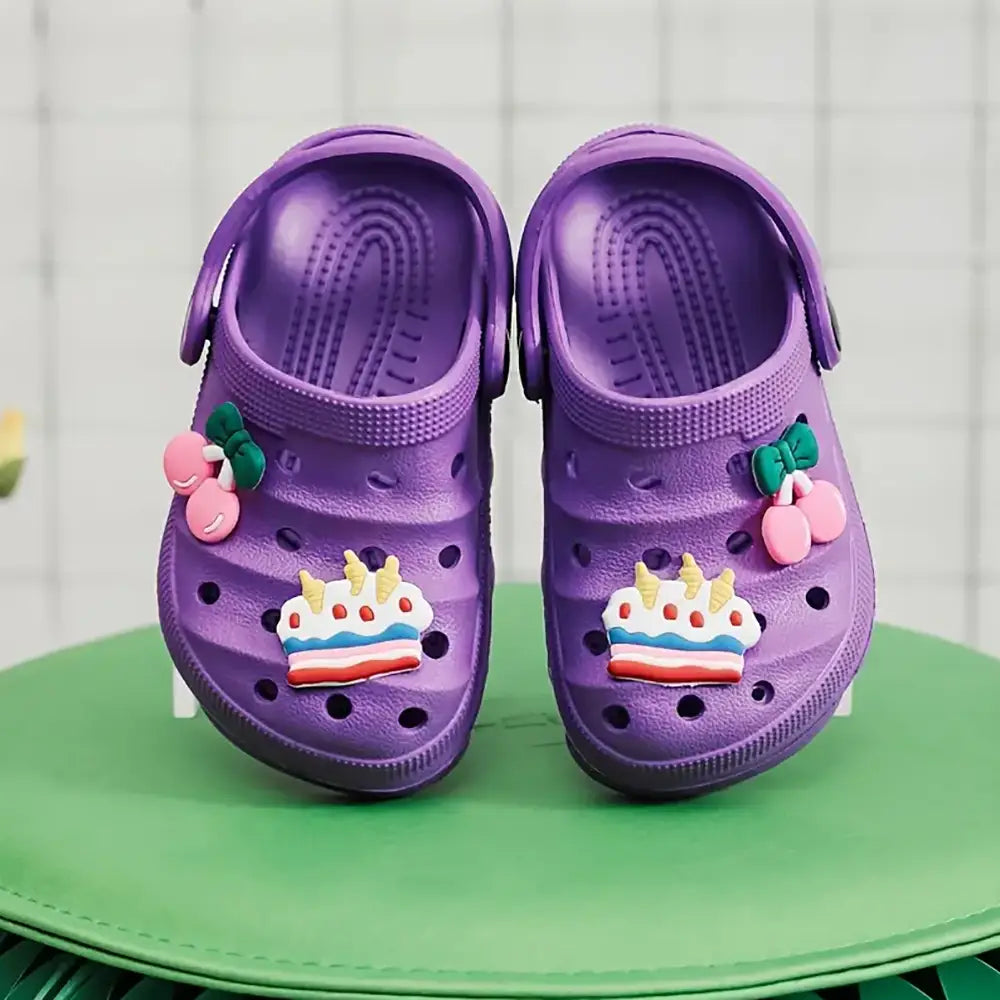Beautiful Shoe’s Summer Children’s DIY Design Cartoon Casual Sandals - Breathable Non-Slip Slippers for Boys & Girls