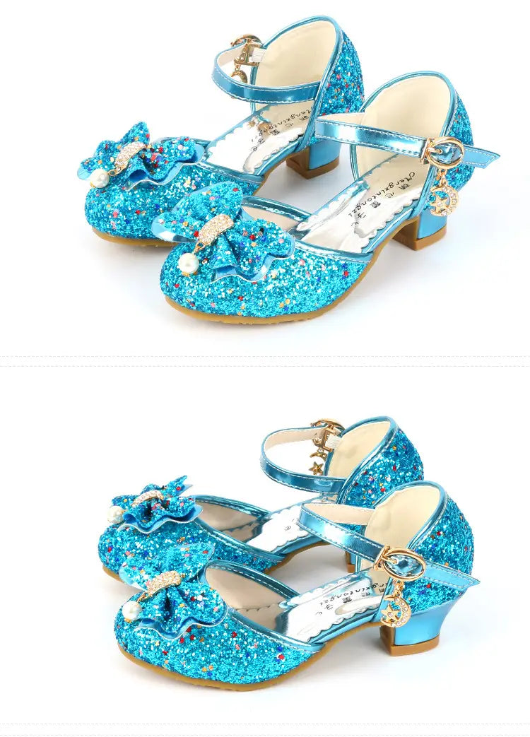 Beautiful Shoe’s ULKNN Flower Children Sandals Summer Beach Princess Girl Shoes for Kids Glitter Wedding Party sandalia