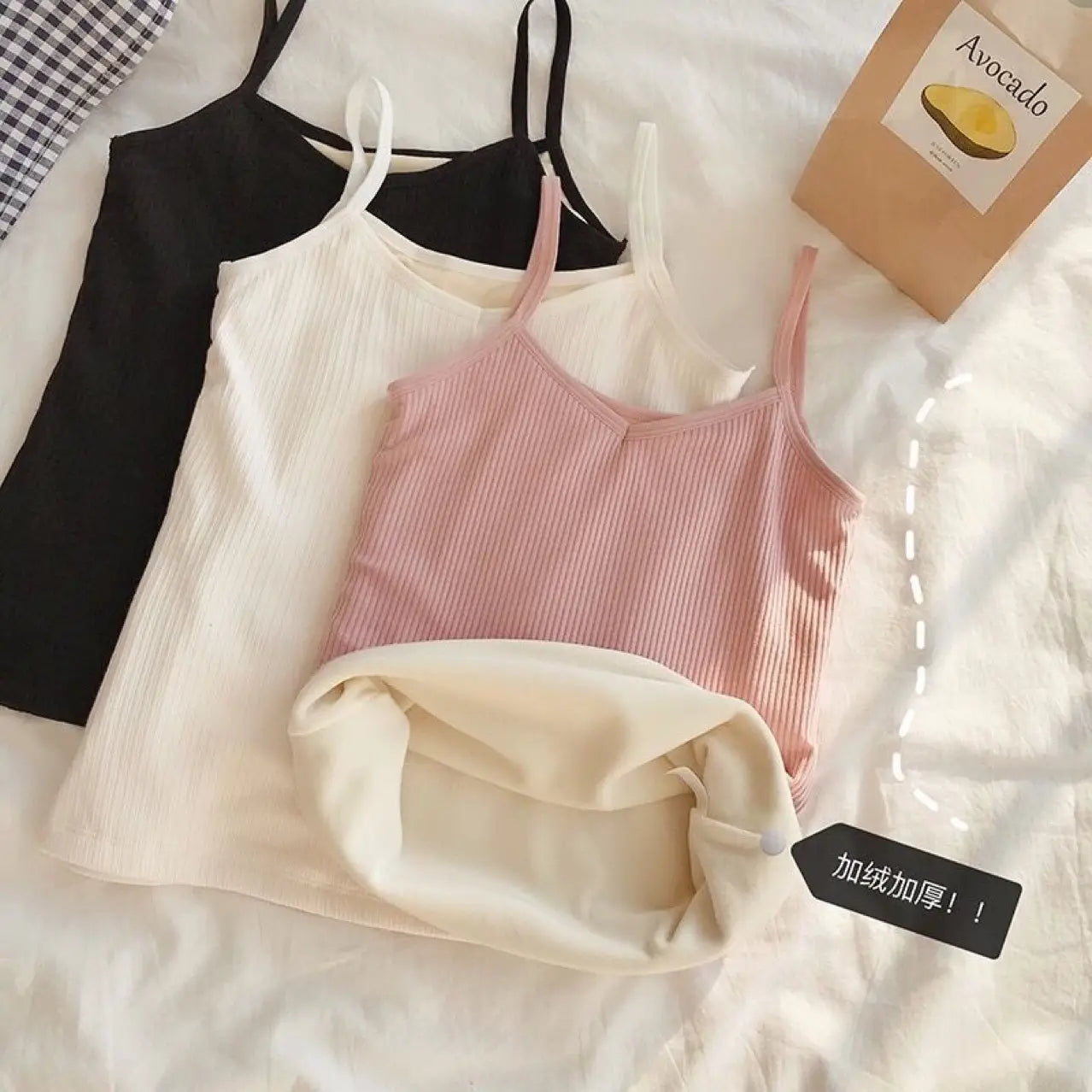 T-shirt Sleeveless Tops Women Winter Warm Underwear Solid Color Thermal Casual Nightwear Sexy Elasticity Female Thin