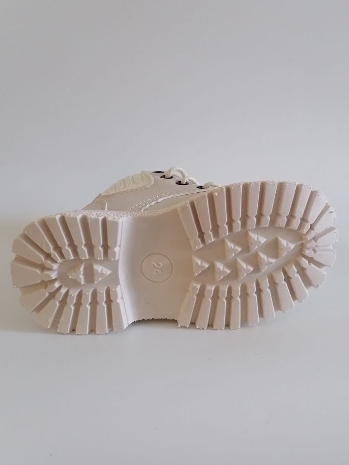 Beautiful Shoe’s Kids Leather Chelsea Boots Waterproof Children Sneakers Beige Toddler Snow Boots Girl Winter Shoe Boy