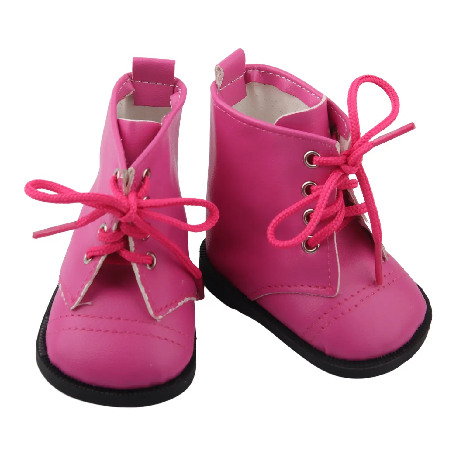 Beautiful Shoe’s 7 Cm Lace-up Leather Horse Riding Boots Fashion Doll Shoes For 18 inch American And 43Cm Baby New Born