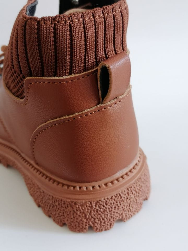 Beautiful Shoe’s Kids Leather Chelsea Boots Waterproof Children Sneakers Beige Toddler Snow Boots Girl Winter Shoe Boy