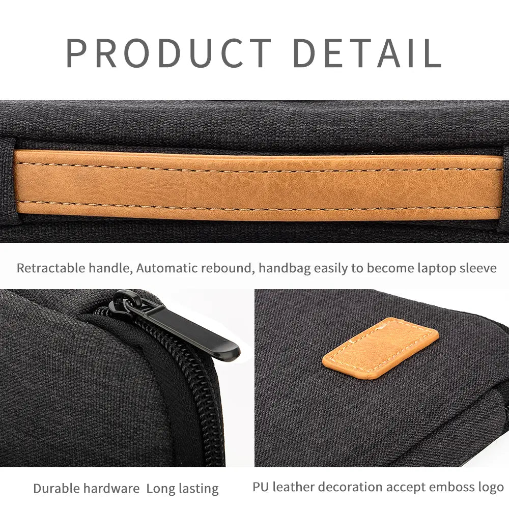 Laptop Sleeve bag 14 15.6 Inch Notebook Pouch For Macbook HP Dell Acer Shockproof Computer Briefcase Travel Business