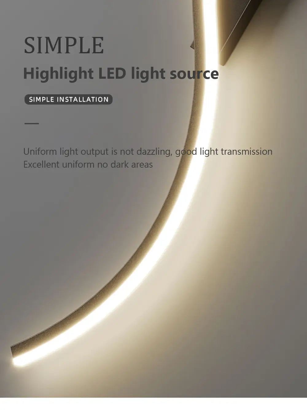 Modern LED Wall Lamp Minimalist Led Light Bedroom Bedside Long Strip Wall Sconces Living Room Home Indoor Lighting