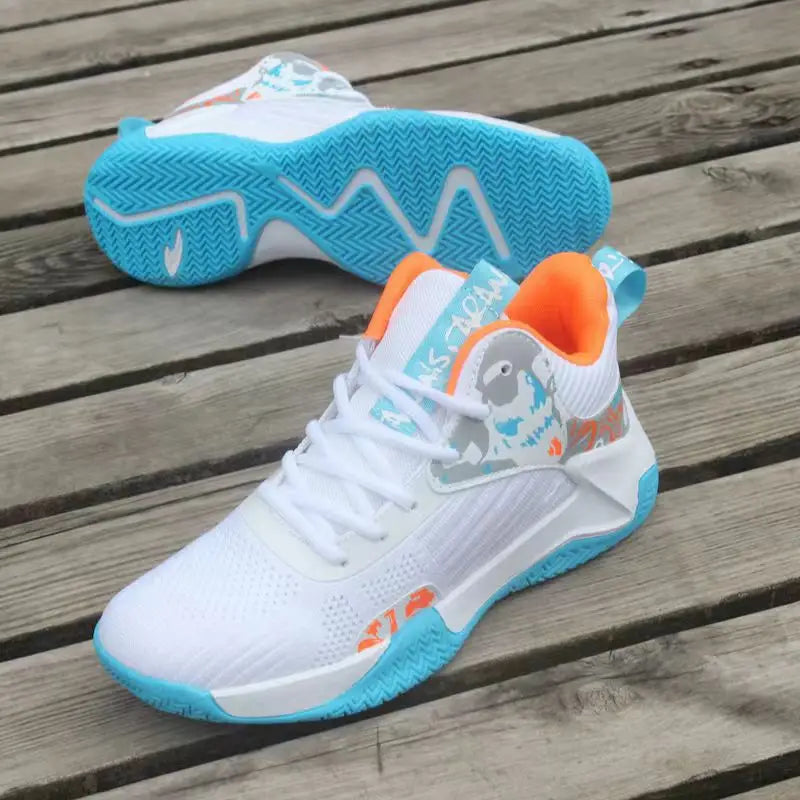 Beautiful Shoe’s New Anti-Slip Men’s Sneaker High Top Men’s Basketball Shoes Luxury Comfortable Running Shoes