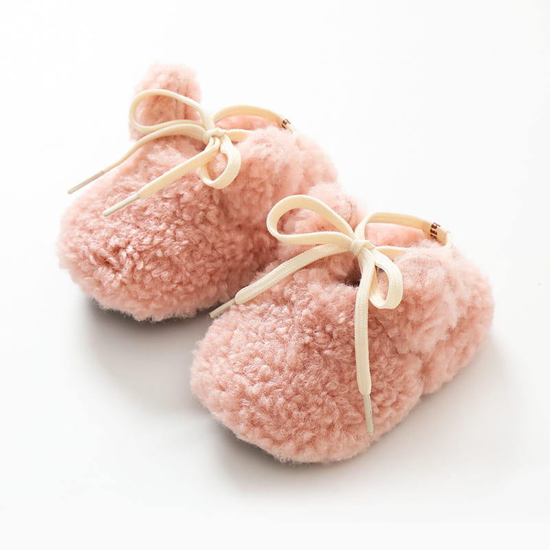 Beautiful Shoe’s Baby Shoes Winter Baby Boy Girl Booties Fluff Soft Toddler Shoes First Lamb Cashmere Anti-Slip Warm