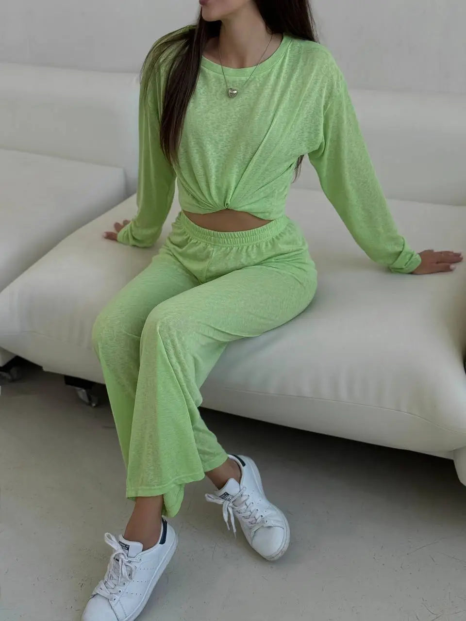 Hirsionsan 2025 Basic soft T Shirts Women Summer autumn Long Sleeves Loose Bottom Tees Ladies Casual Knitted Soft Woman