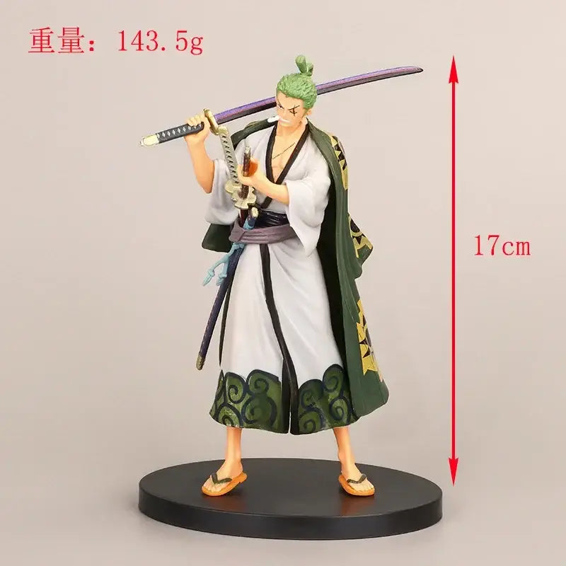18cm One Piece Anime Figure Luffy Zoro Chopper Nami Action Figure Land of Wano Toys for Kids Gift Collectible Model