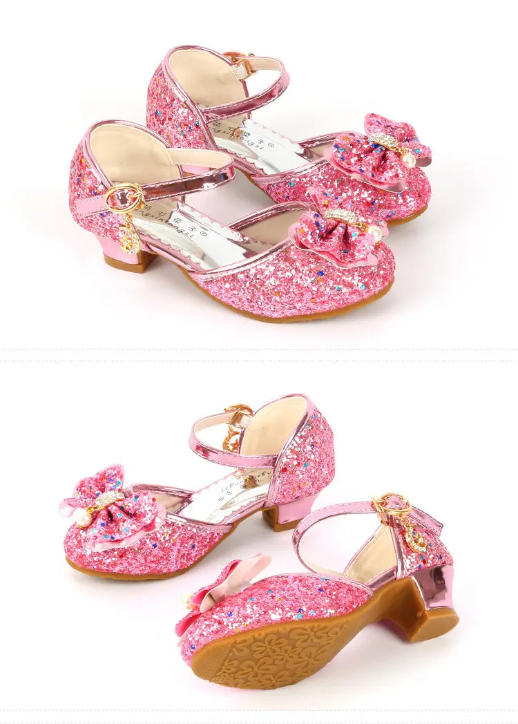 Beautiful Shoe’s ULKNN Flower Children Sandals Summer Beach Princess Girl Shoes for Kids Glitter Wedding Party sandalia