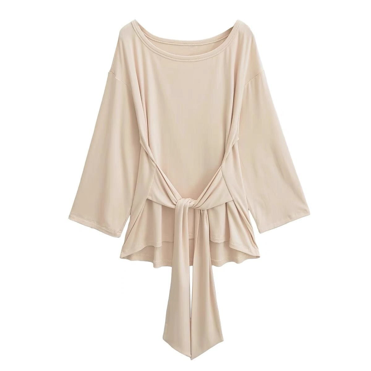 See Through Long sleeve Oversize T shirt Women Sexy Back Bandage Off shoulder Top Female Basic Long Tees Korean Chic