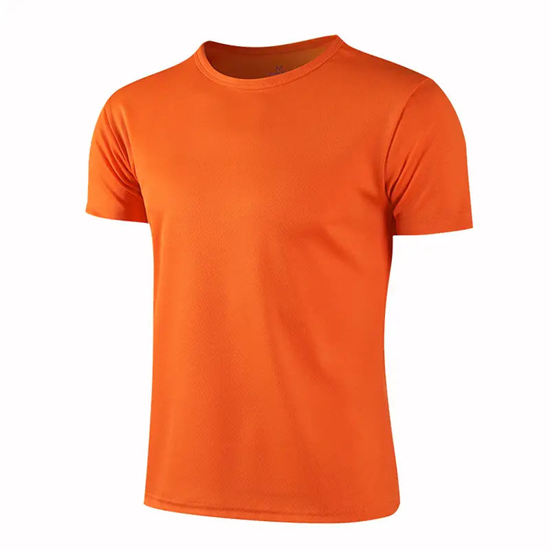 Men Women Quick Dry Short Sleeve Sport T Shirt Gym Jerseys Fitness Shirt Trainer Running T-Shirt Teenager Breathable