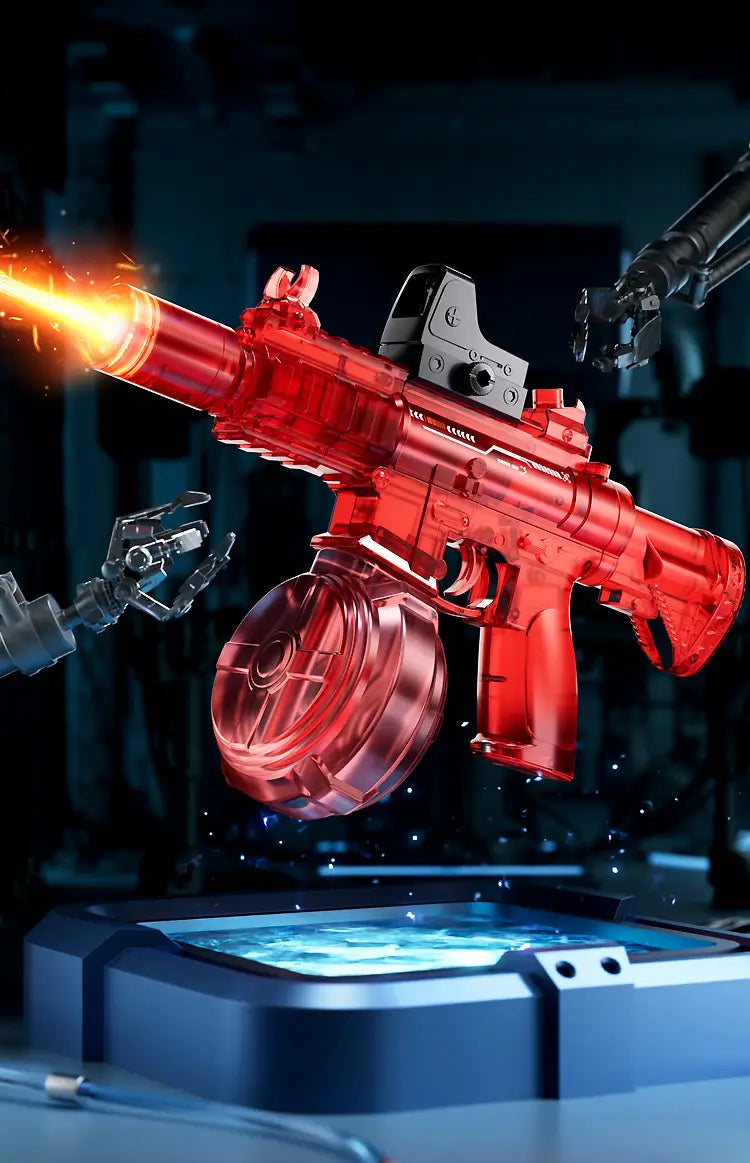 Electric Water Gun For Kids Adults Fully Automatic Water Pistol With LED Light Children’s Garden Outdoor Pool Beach