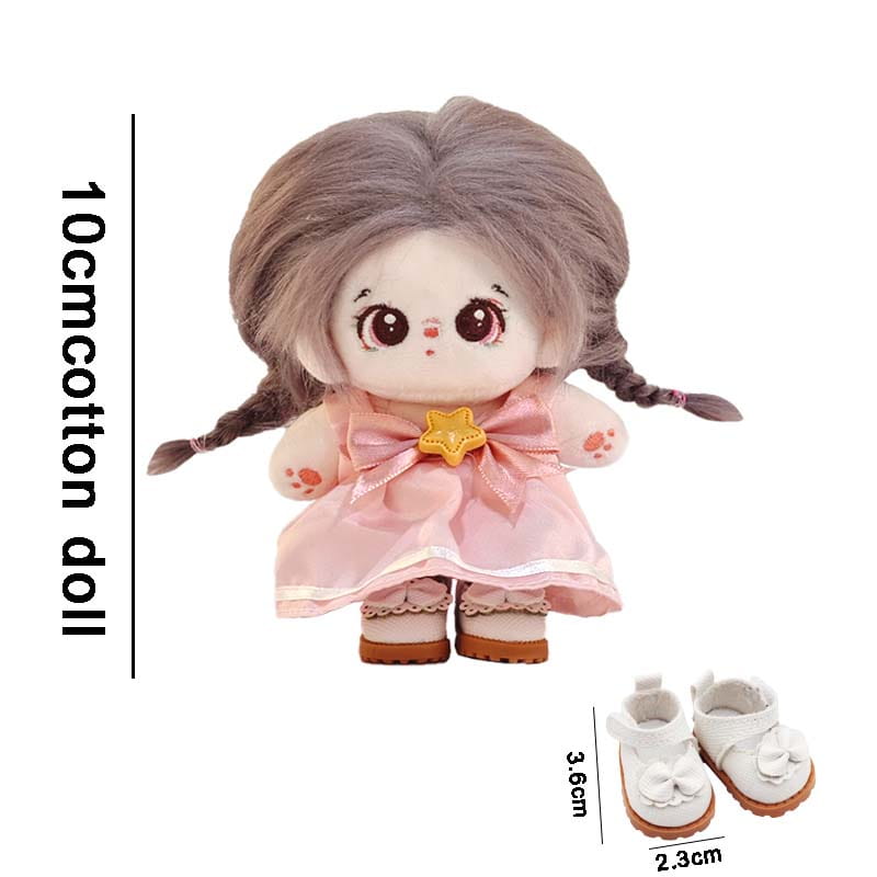 Beautiful Shoe’s For 10cm Cotton Doll Shoes Fashion Leather Shoes Doll Accessories Mini Doll’S Sports Shoes Dolls