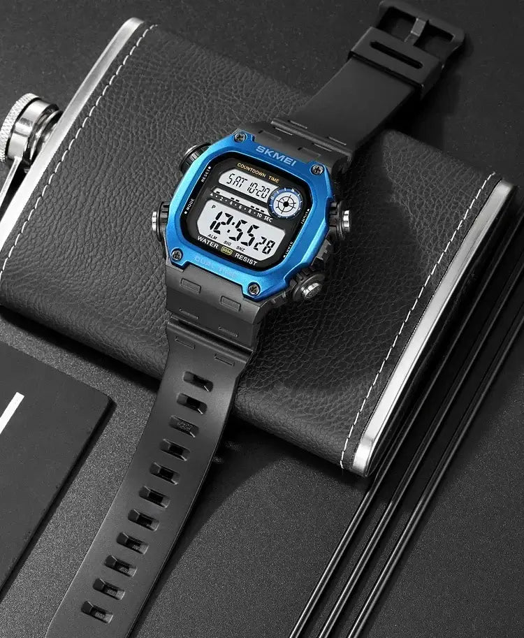 SKMEI 2126 Digital Sports Watch 50m Waterproof Countdown Alarm