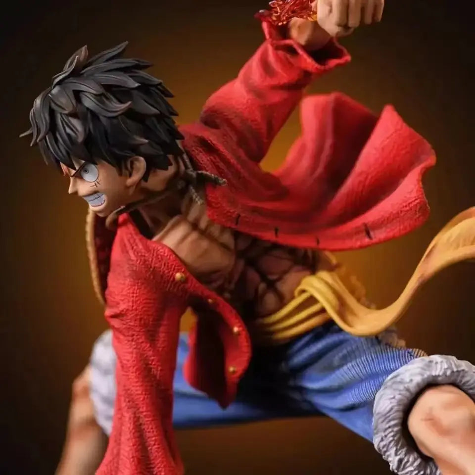 18cm One Piece Monkey D. Luffy Luffy Figures Battle Style Action Figures Anime Collection PVC Model Doll Toys Kid