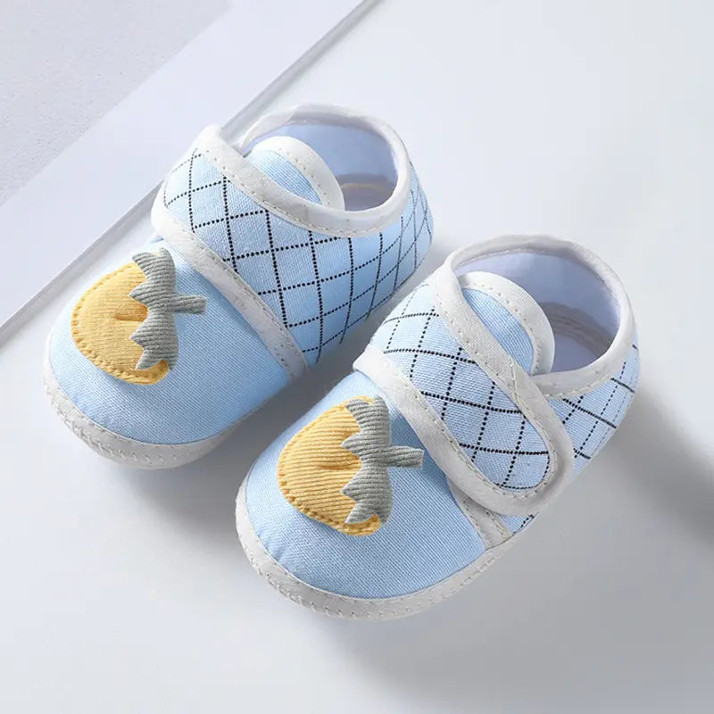 Beautiful Shoe’s Newborn Baby Boy Girls Shoes Spring Autumn Lovely Floral Embroidery Anti-Slip Sneaker Crib Shoes Soft