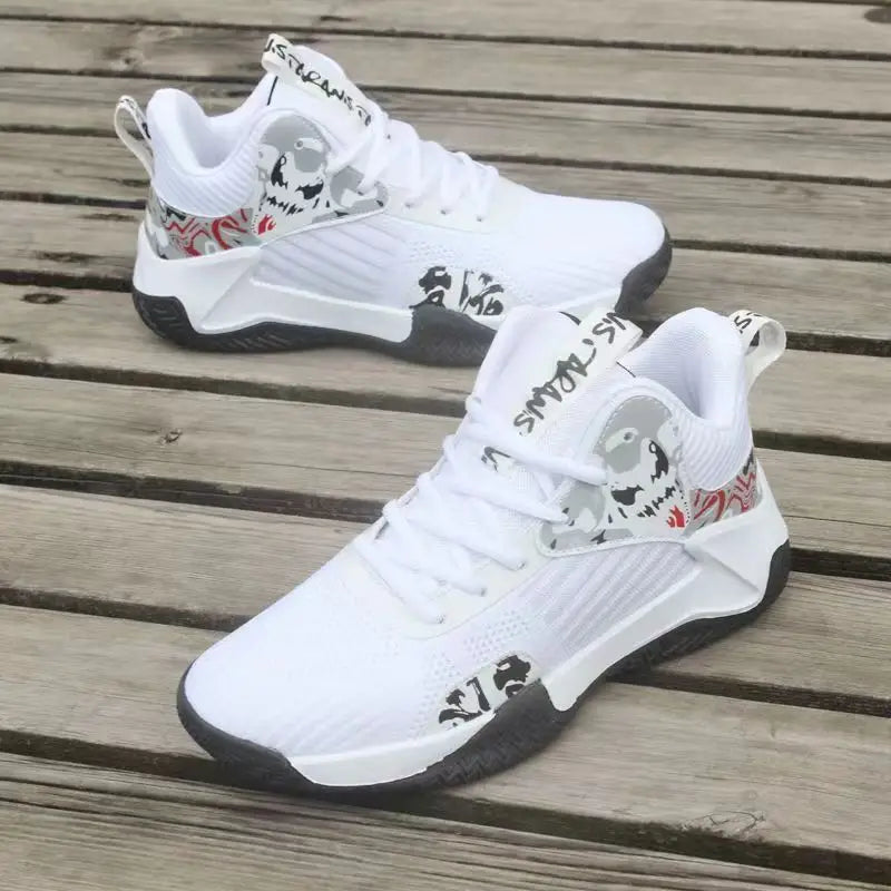 Beautiful Shoe’s New Anti-Slip Men’s Sneaker High Top Men’s Basketball Shoes Luxury Comfortable Running Shoes