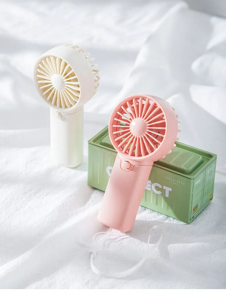 Portable Fan Convenient Creative Small Fan Pocket Hand-held Fan Lightweight AA Battery Handheld Mini Fan Air Coolers