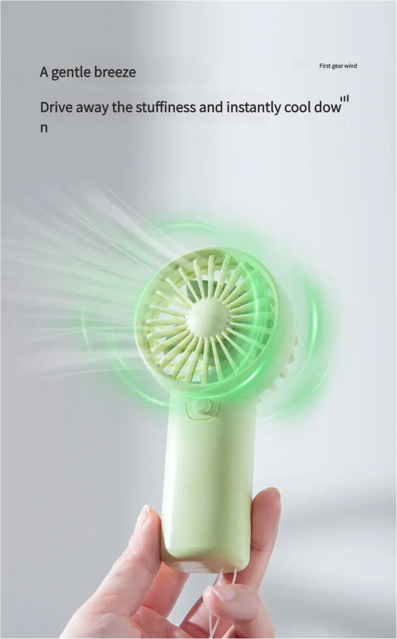 Portable Fan Convenient Creative Small Fan Pocket Hand-held Fan Lightweight AA Battery Handheld Mini Fan Air Coolers