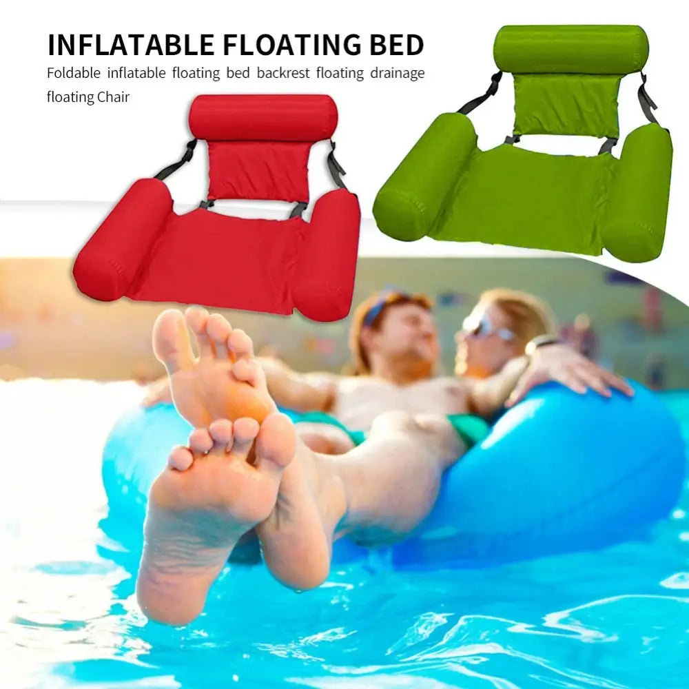 1Pc 100×120cm Inflatable Mattresses for Water Fun Swimming Pool Hammock Lounge Chairs Water Sports Pool Floats Beach