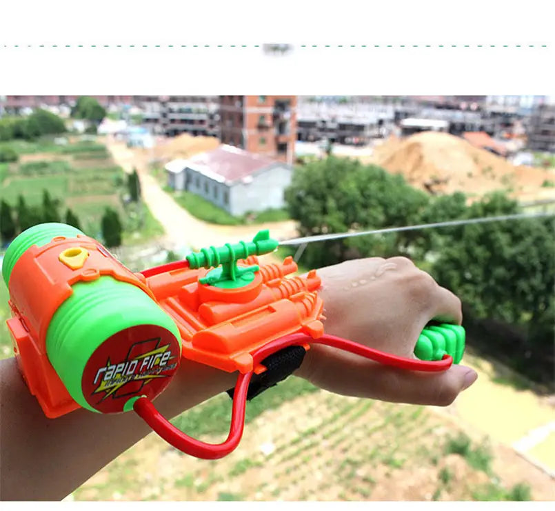 Water Gun Toys Fun Spray Wrist Hand-held Outdoor Beach Play Water Toy For Boys Sports Summer Pistol Gun Gifts