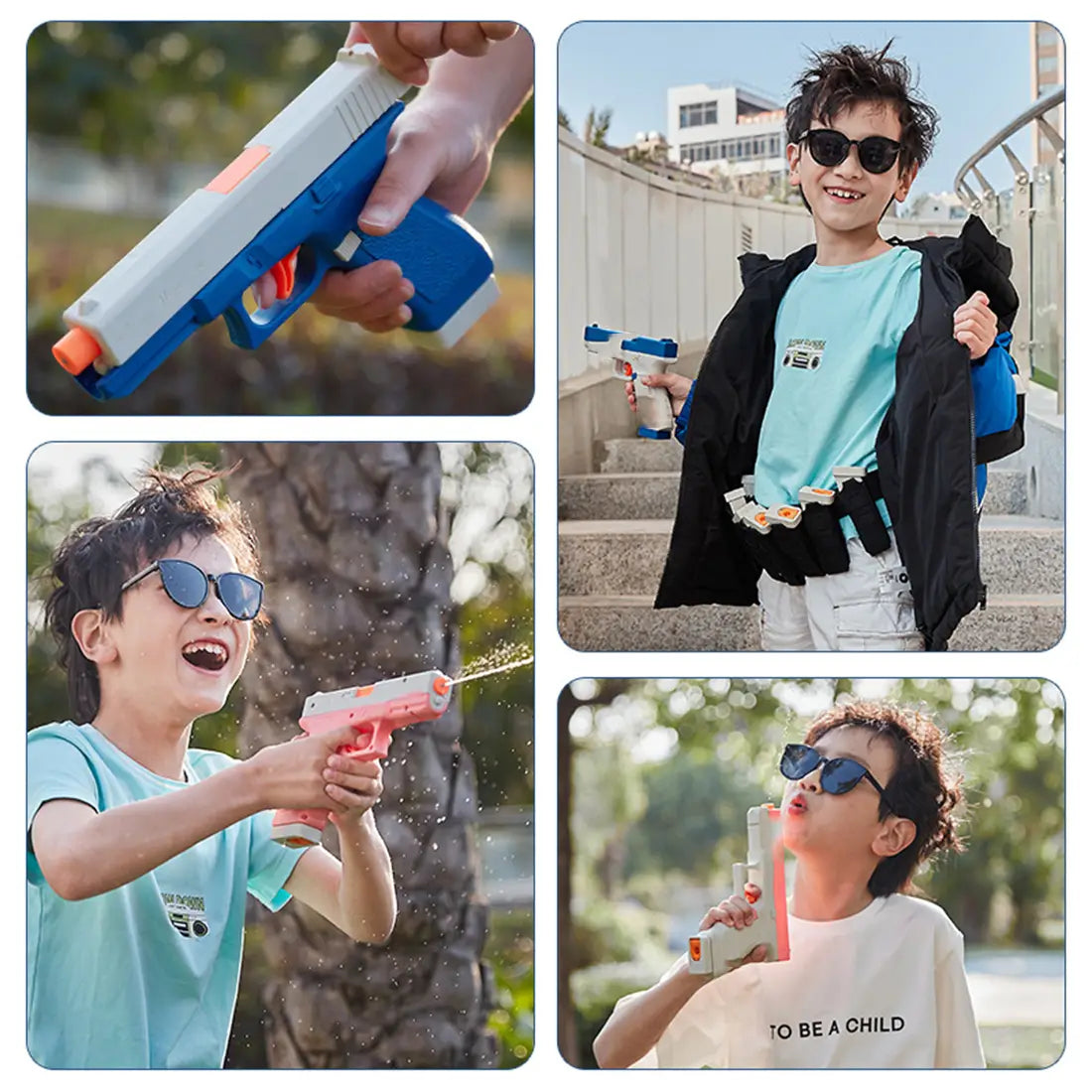 Electric Water Gun Water Spray Toys Bursts Children’s High-pressure Strong Charging Energy Water Automatic Children’s