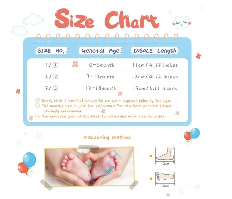 Beautiful Shoe’s 0-18M Baby Girl Princess Shoes Cute Printed Soft Cloth Bottom Anti slip Spring and Autumn Princess