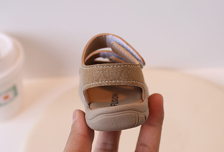 Beautiful Shoe’s Anti collision baby shoes simple women’s baby toe sandals walking shoes baby soft sole boys’ beach
