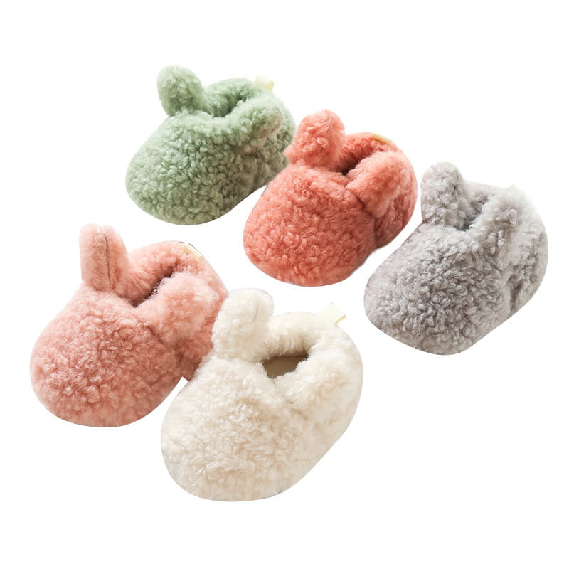 Beautiful Shoe’s Baby Shoes Winter Baby Boy Girl Booties Fluff Soft Toddler Shoes First Lamb Cashmere Anti-Slip Warm