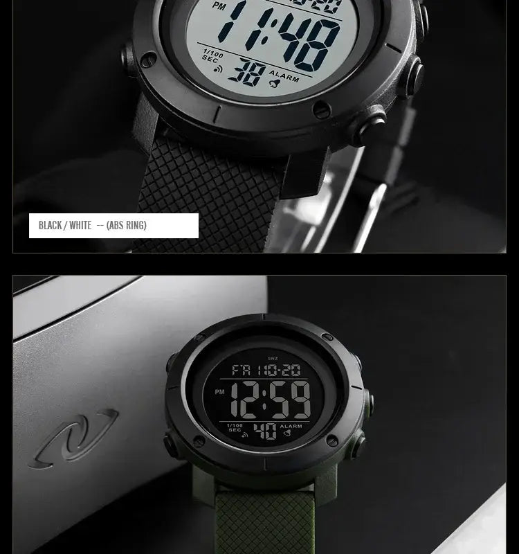 Montre SKMEI Digital Sport Watch Waterproof Chronograph Alarm Men Timepiece