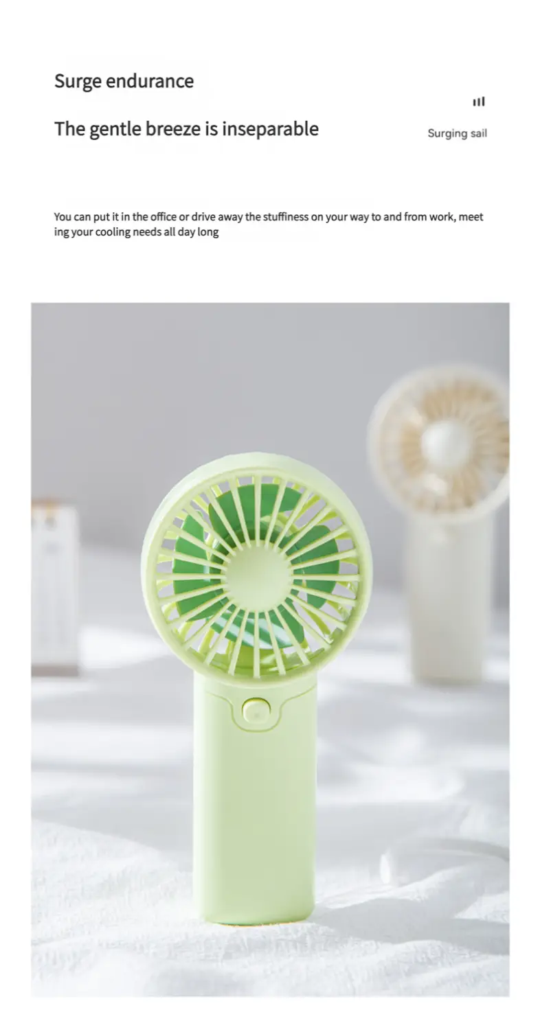 Portable Fan Convenient Creative Small Fan Pocket Hand-held Fan Lightweight AA Battery Handheld Mini Fan Air Coolers