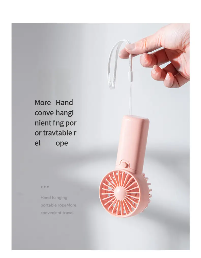 Portable Fan Convenient Creative Small Fan Pocket Hand-held Fan Lightweight AA Battery Handheld Mini Fan Air Coolers