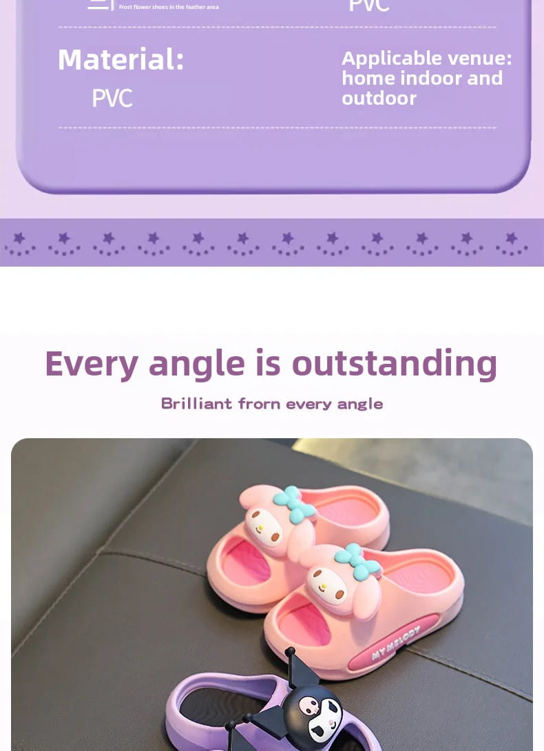 Beautiful Shoe’s 2026 Summer Girls’ Sandals 2026 New style Non slip Indoor Bathing Slippers for Children at Home
