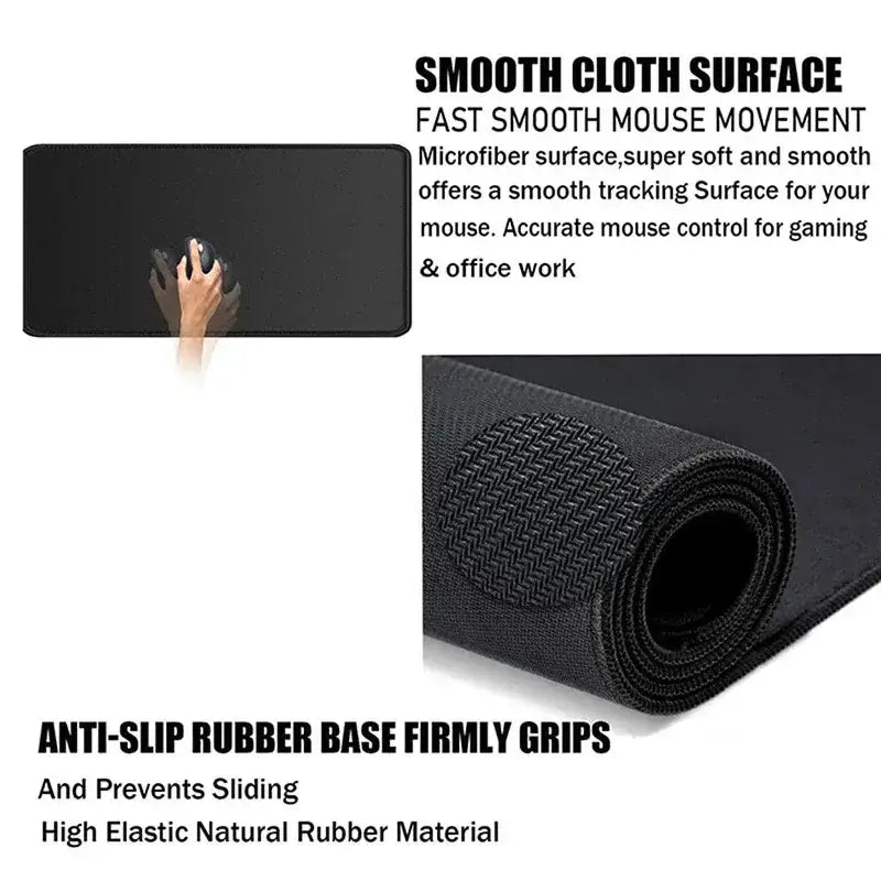 Tapis de souris de jeu hexagonal en caoutchouc pour ordinateur portable PC Gamer décoration de bureau tapis de bureau