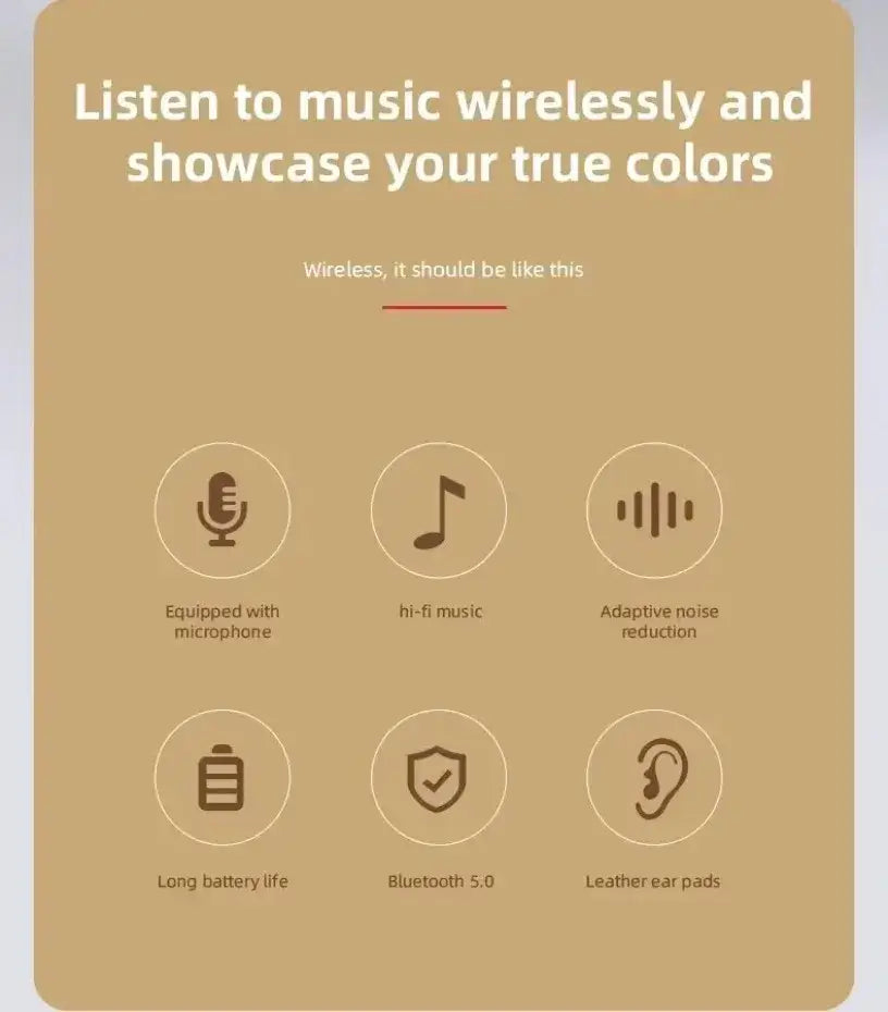 Multifunctional Portable Foldable Headmounted Wireless Bluetooth 5.0 Headset For Bluetooth connection TF Card Wired