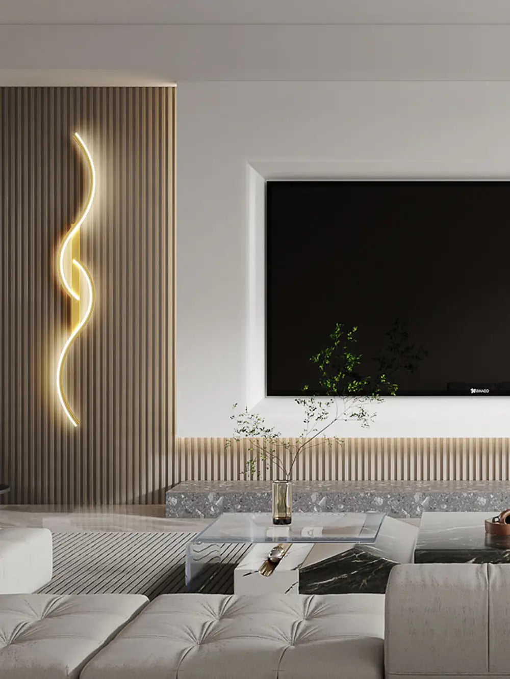 Modern LED Wall Lamp Minimalist Led Light Bedroom Bedside Long Strip Wall Sconces Living Room Home Indoor Lighting
