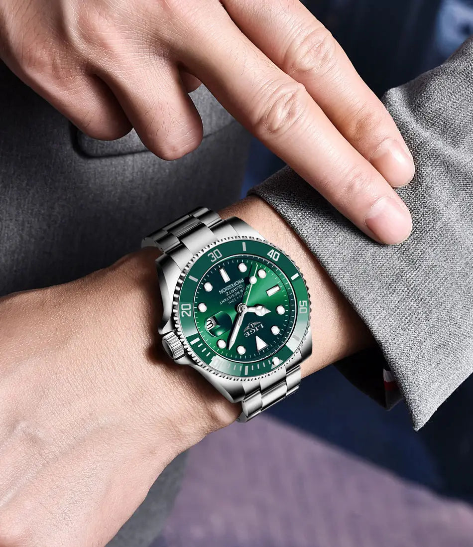 Montre LIGE Watch For Men Top Brand Luxury Fashion Men Watch Casual Business Waterproof Chronograph Quartz Wristwatches