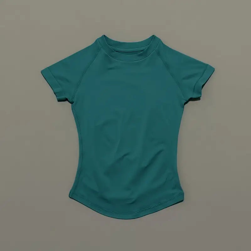 HISTELLO Sports Short Sleeve Top Seamless Yoga Leotard Clothing Women Gym T Shirts Workout Running Shirts Fitness