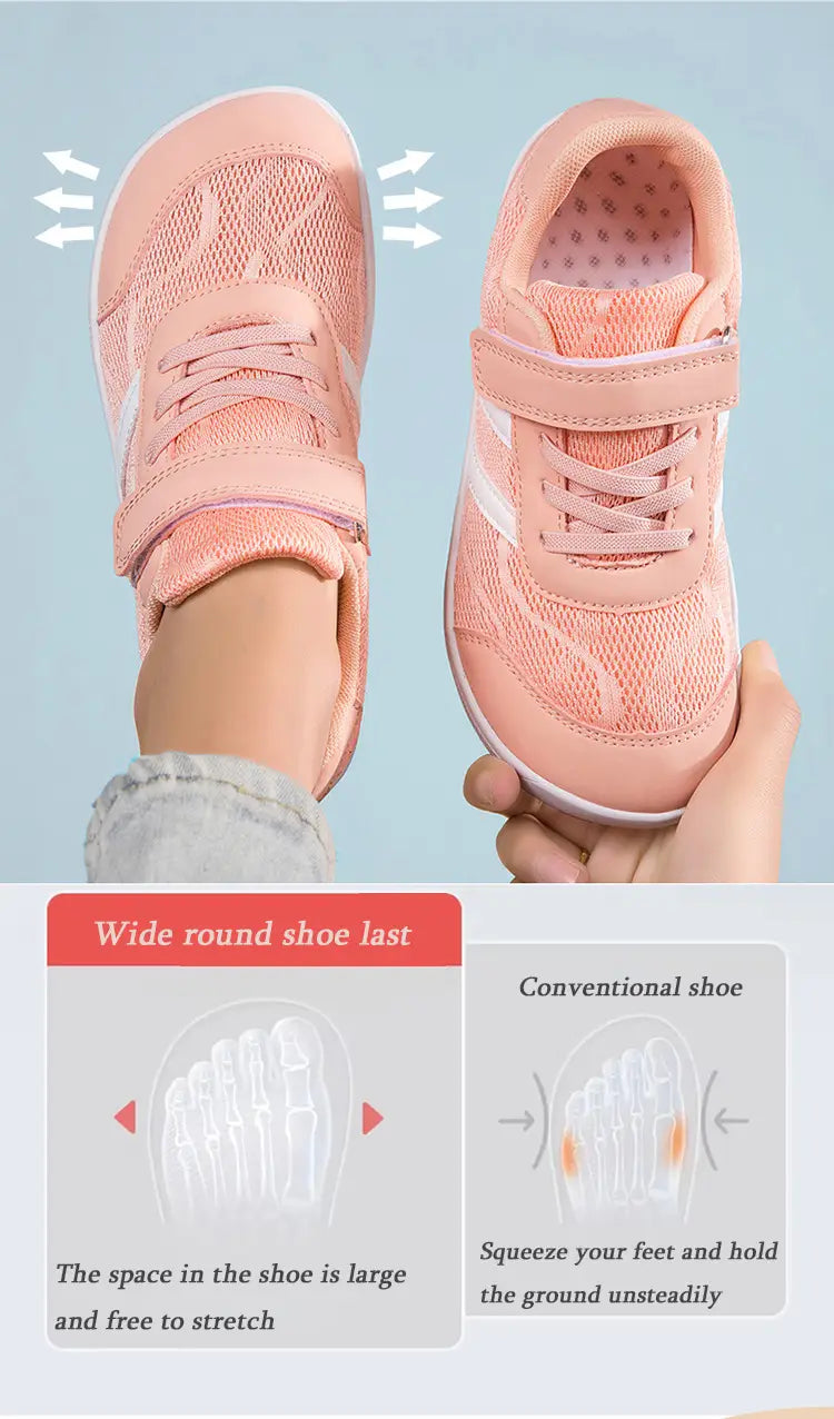 Beautiful Shoe’s New Boys Girls Sneakers Kids Wide Barefoot Shoes Naturally Splay Shoes Toddler Little Big Kid