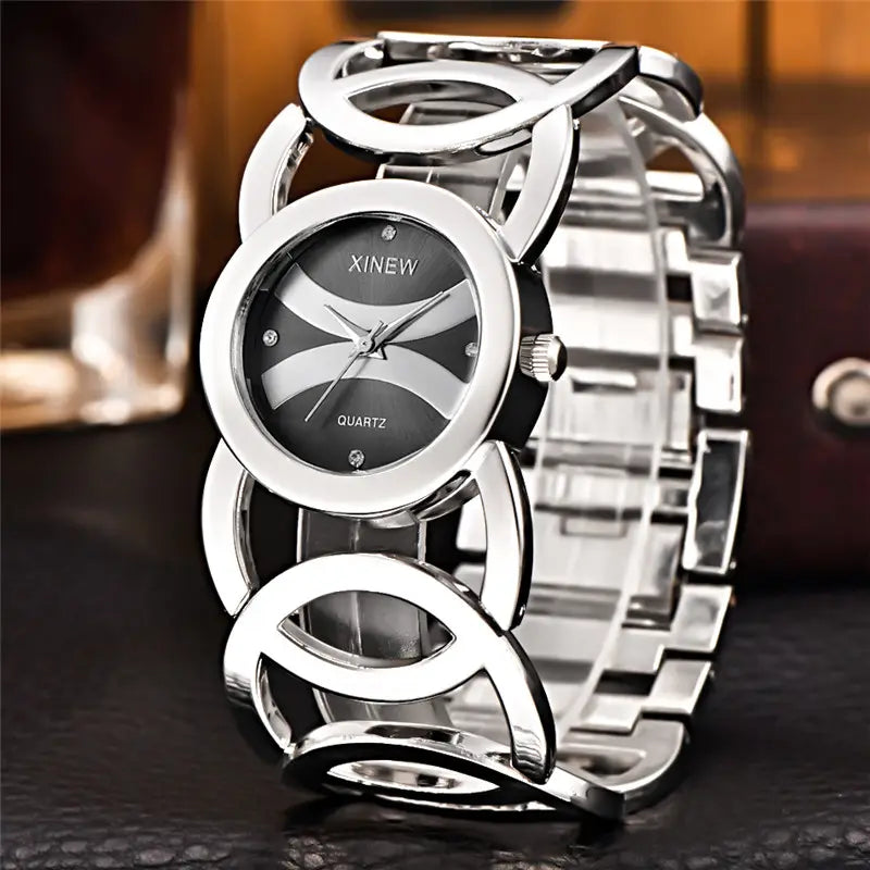 Montre Luxury Brand Lady Gold Watches Full Stainless Steel Magic Women Bracelet Zegarki Damskie Znanych Marek Montre