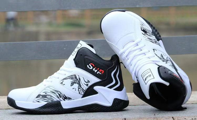 Beautiful Shoe’s New Anti-Slip Men’s Sneaker High Top Men’s Basketball Shoes Luxury Comfortable Running Shoes
