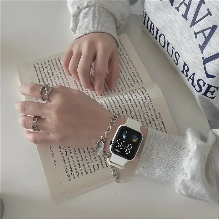 Digital LED Sports Wristwatch for Men and Women