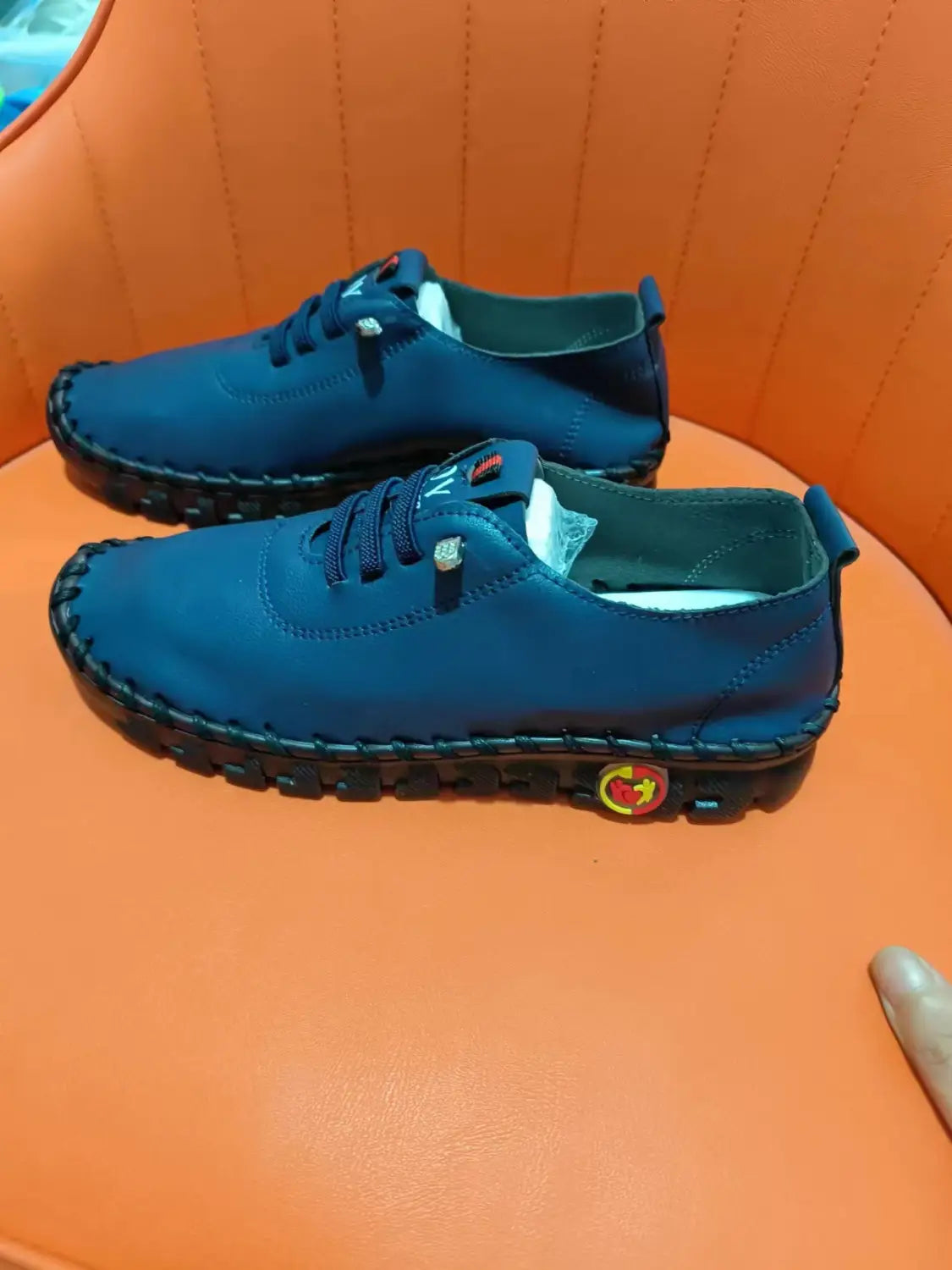 Beautiful Shoe’s Sneakers Women Shoes Loafers Lace Up Leather Flat New Spring 2025 Casual comfortable Mom Shoe Mujer