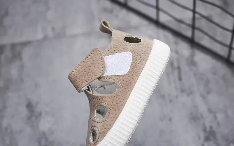 Beautiful Shoe’s Kids Half Sandals Boys Sports Casual Shoes Cut-outs Hollow Fashion 2024 New Spring Summer Toddlers