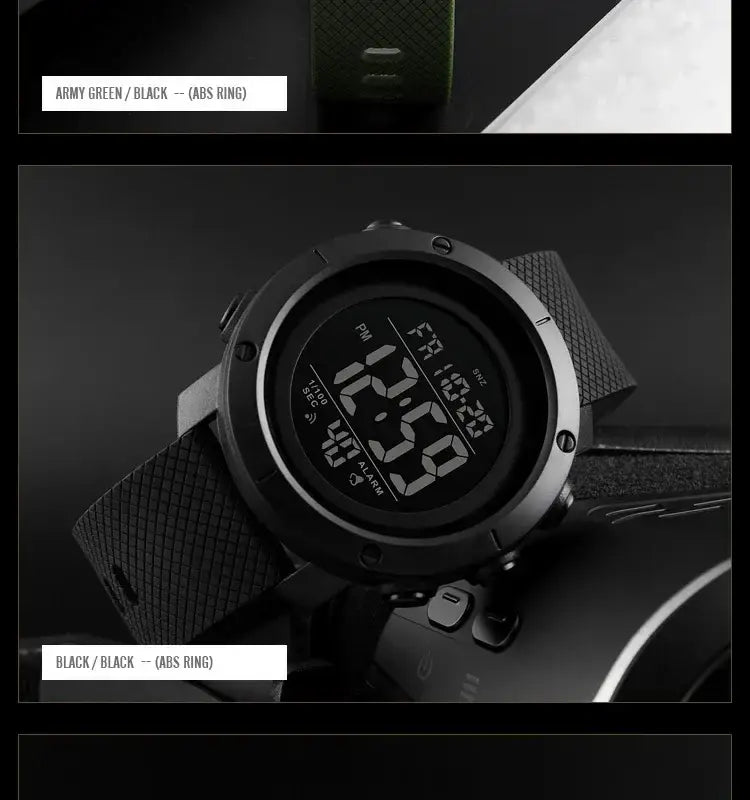 Montre SKMEI Digital Sport Watch Waterproof Chronograph Alarm Men Timepiece