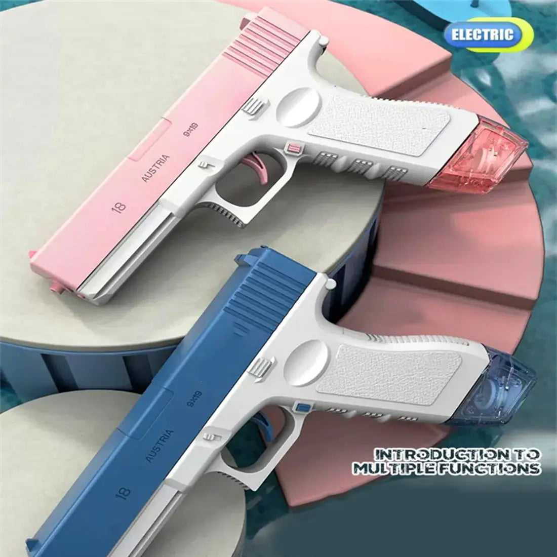 Electric Water Gun Water Spray Toys Bursts Children’s High-pressure Strong Charging Energy Water Automatic Children’s