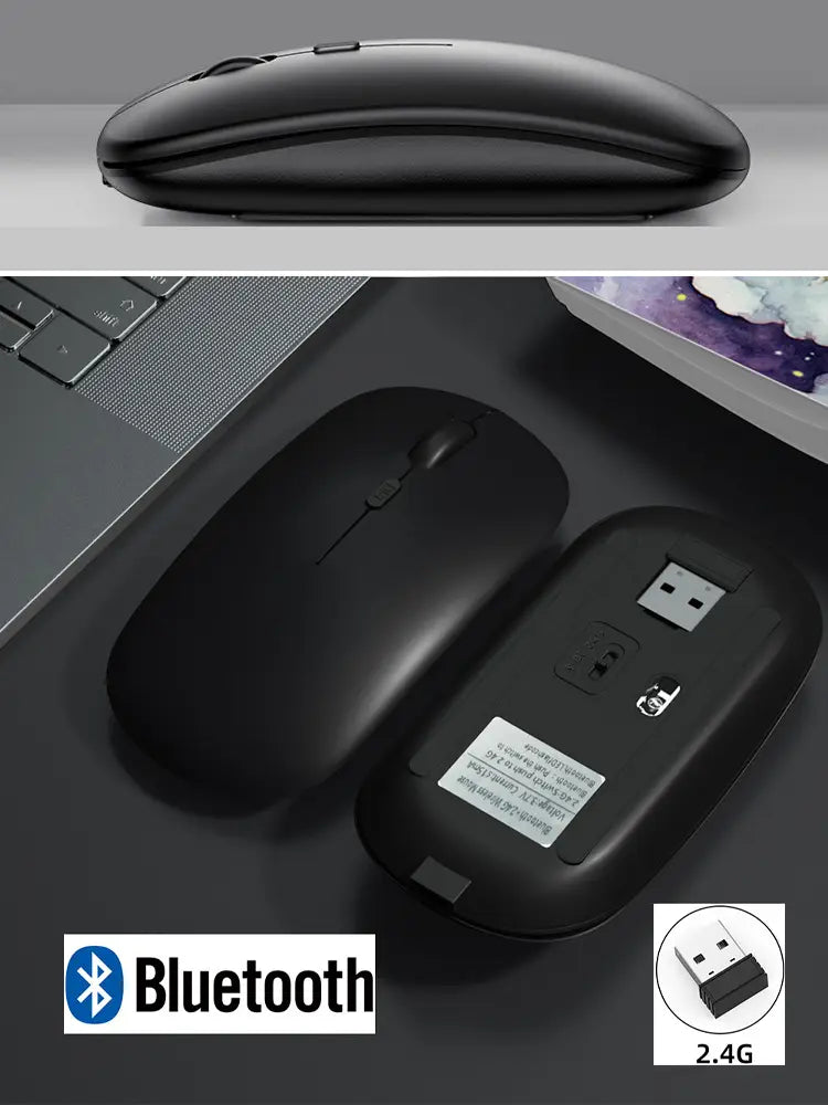Silent Bluetooth Mouse Marcaron Computer Laptop Optical Mouse Wireless for iPad Samsung Xiaomi Lenovo Tablet Universal