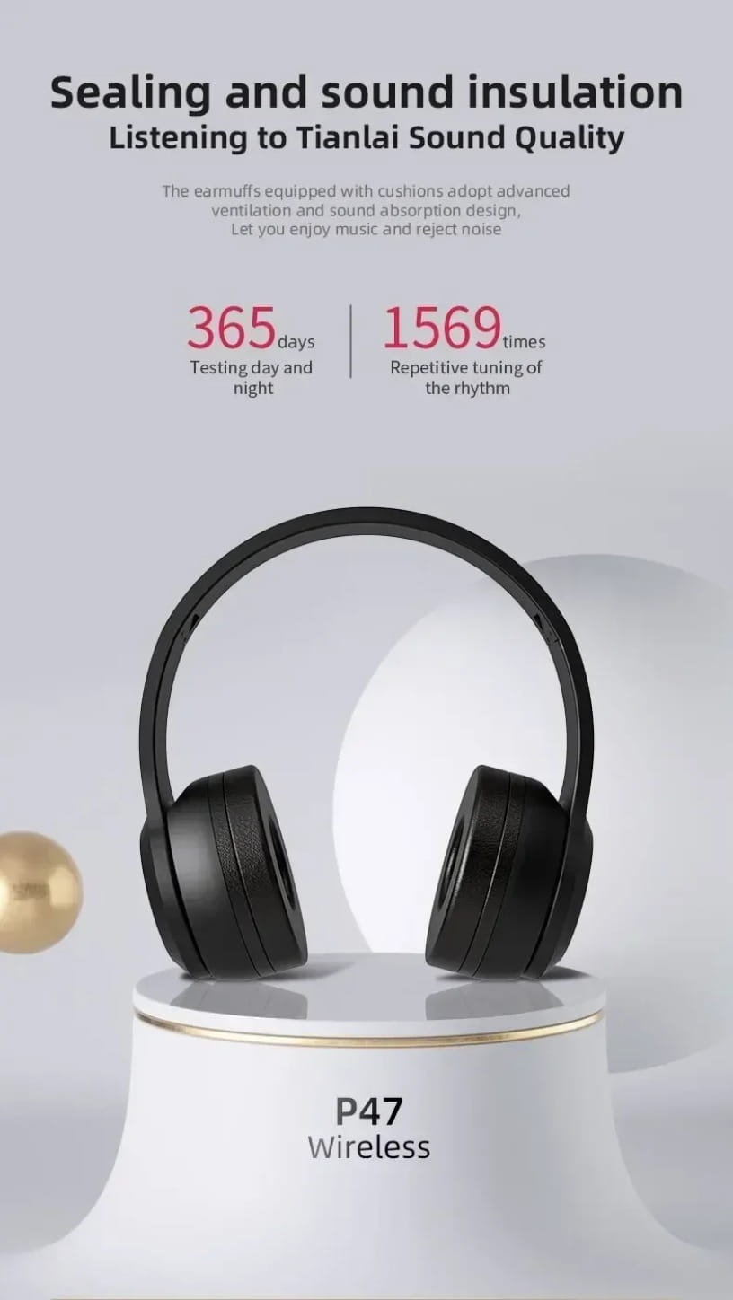 Multifunctional Portable Foldable Headmounted Wireless Bluetooth 5.0 Headset For Bluetooth connection TF Card Wired