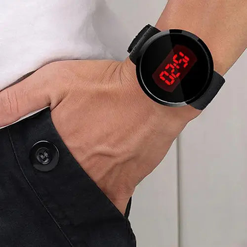 Montre Fashion Touch Screen Led Digital Watches Men Sports Watches Silicone Band Electronic Wristwatches Men Reloj